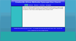 Desktop Screenshot of creeksvilleamez.org